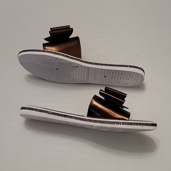 BRAND NEW JUICY COUTURE YAEL BOWNOT RHINESTONE SLIDER R3 - Picture 14 of 16